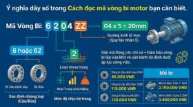 Ý nghĩa dãy số trong Cách đọc mã vòng bi motor bạn cần biết.