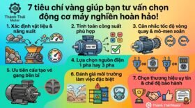 7 tiêu chí vàng giúp bạn tư vấn chọn động cơ máy nghiền hoàn hảo!