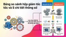 Bảng so sánh hộp giảm tốc ZQ và S chi tiết thông số