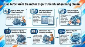 Các bước kiểm tra motor điện trước khi nhận hàng chuẩn.