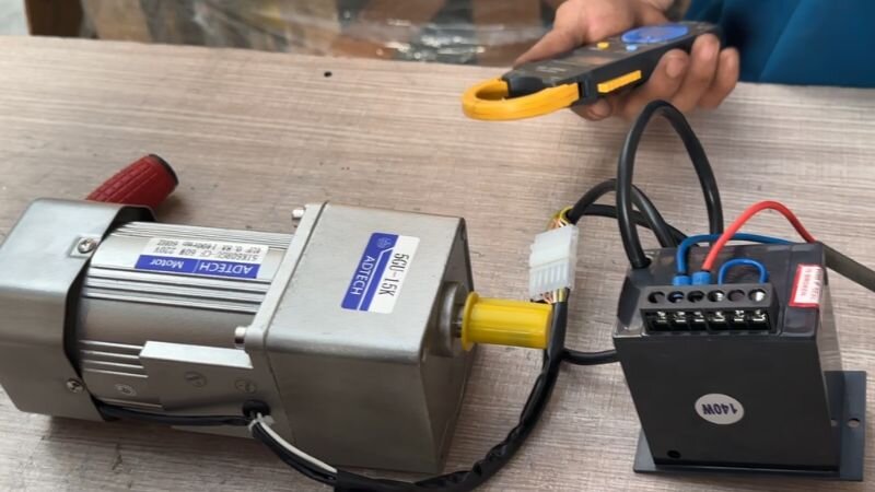 Cách đo ampe không tải motor giảm tốc mini dễ thực hiện