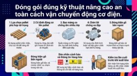 Đóng gói đúng kỹ thuật nâng cao an toàn cách vận chuyển động cơ điện.