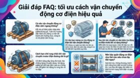 Giải đáp FAQ: tối ưu cách vận chuyển động cơ điện hiệu quả.