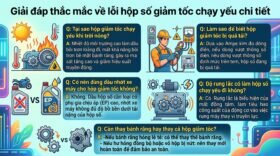 Giải đáp thắc mắc về lỗi hộp số giảm tốc chạy yếu chi tiết