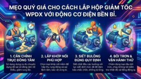 Mẹo quý giá cho Cách lắp hộp giảm tốc WPDX với động cơ điện bền bỉ.