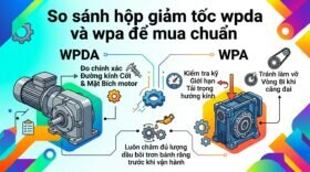 So sánh hộp giảm tốc wpda và wpa để mua chuẩn