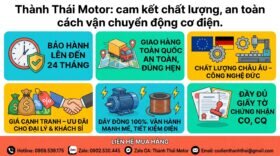 Thành Thái Motor: cam kết chất lượng, an toàn cách vận chuyển động cơ điện.