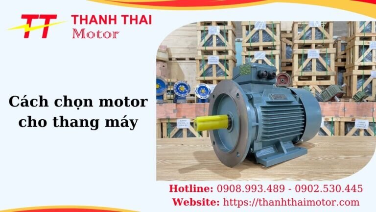 Hình thumb cách chọn motor cho thang máy