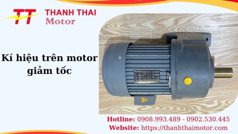 Thumb kí hiệu trên motor giảm tốc
