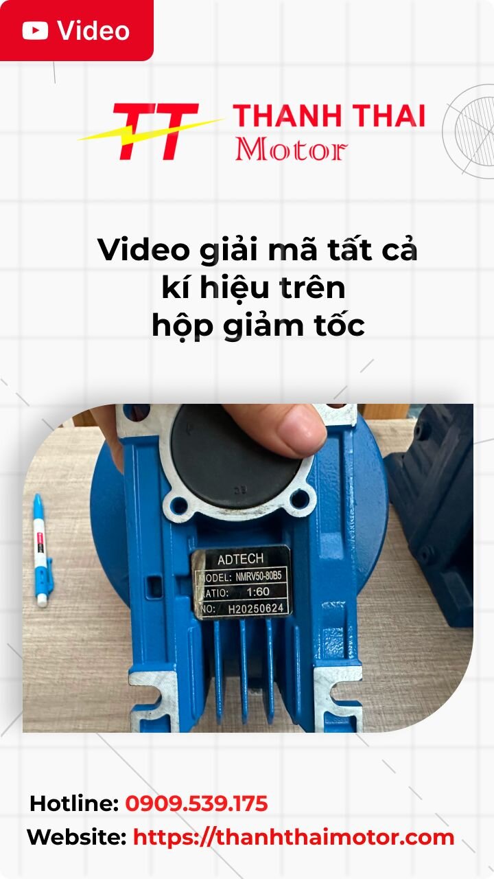 Thumb video giải mã tất cả kí hiệu trên hộp giảm tốc