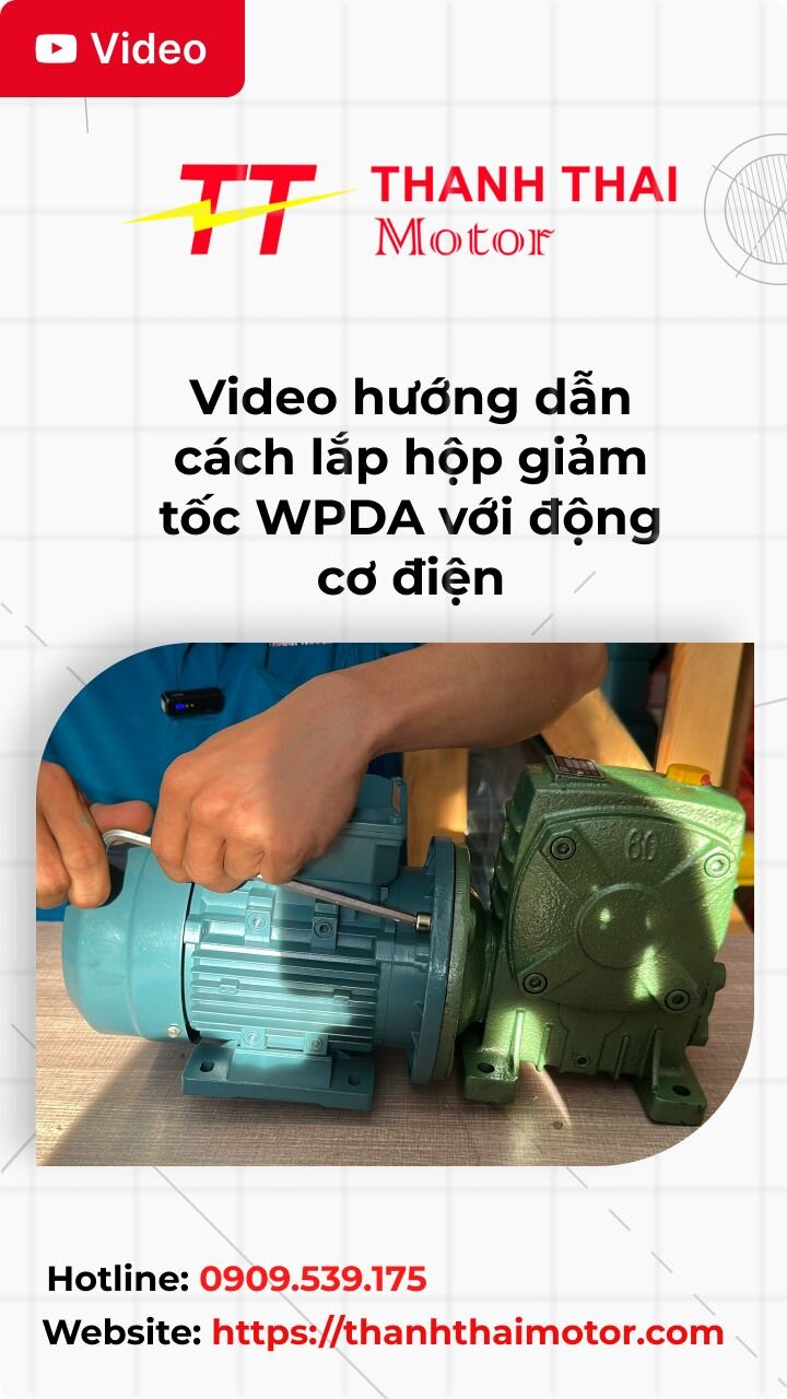 Thumb video hướng dẫn cách lắp hộp giảm tốc WPDA với động cơ điện