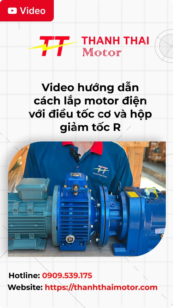 Thumb video hướng dẫn cách lắp motor điện với điều tốc cơ và hộp giảm tốc R