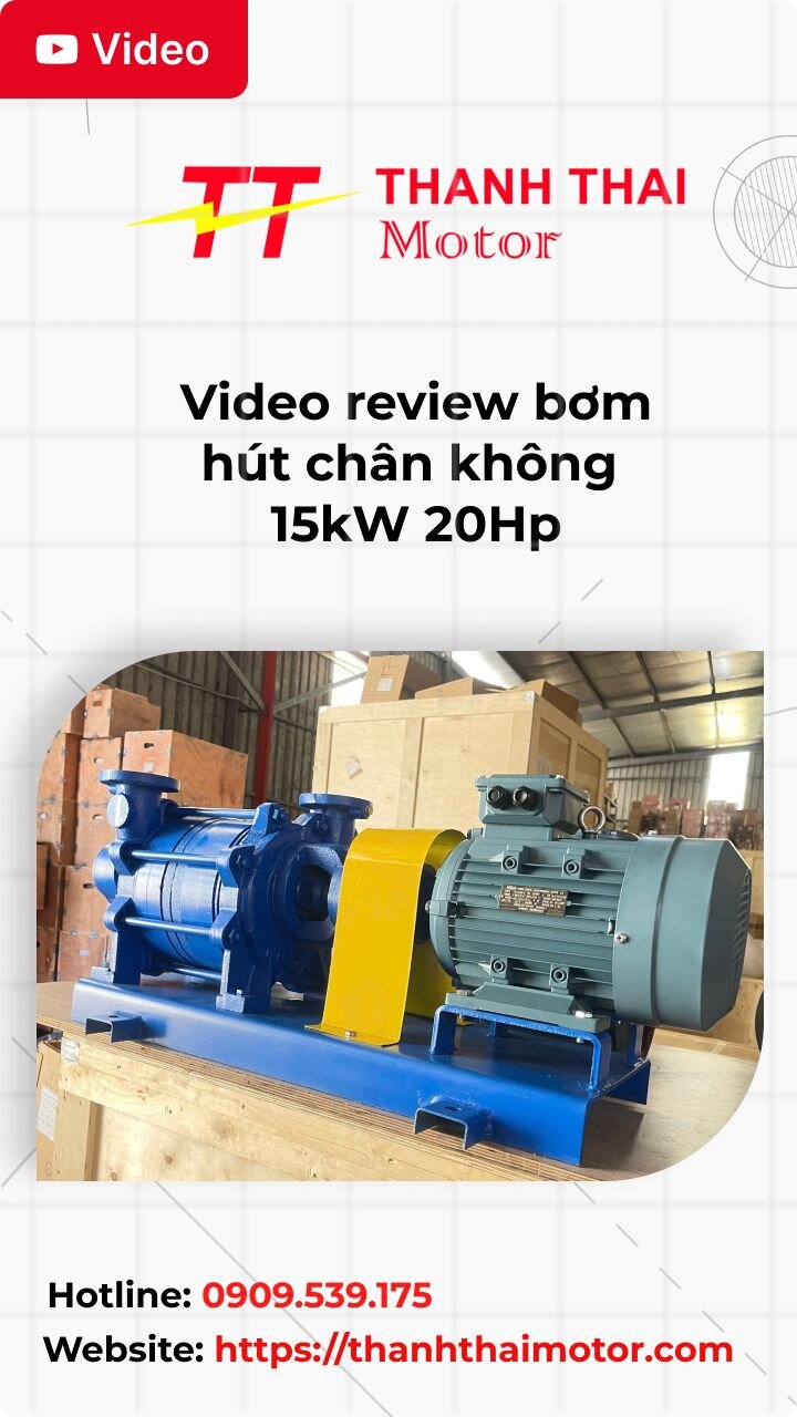Thumb video review bơm hút chân không 15kW 20Hp