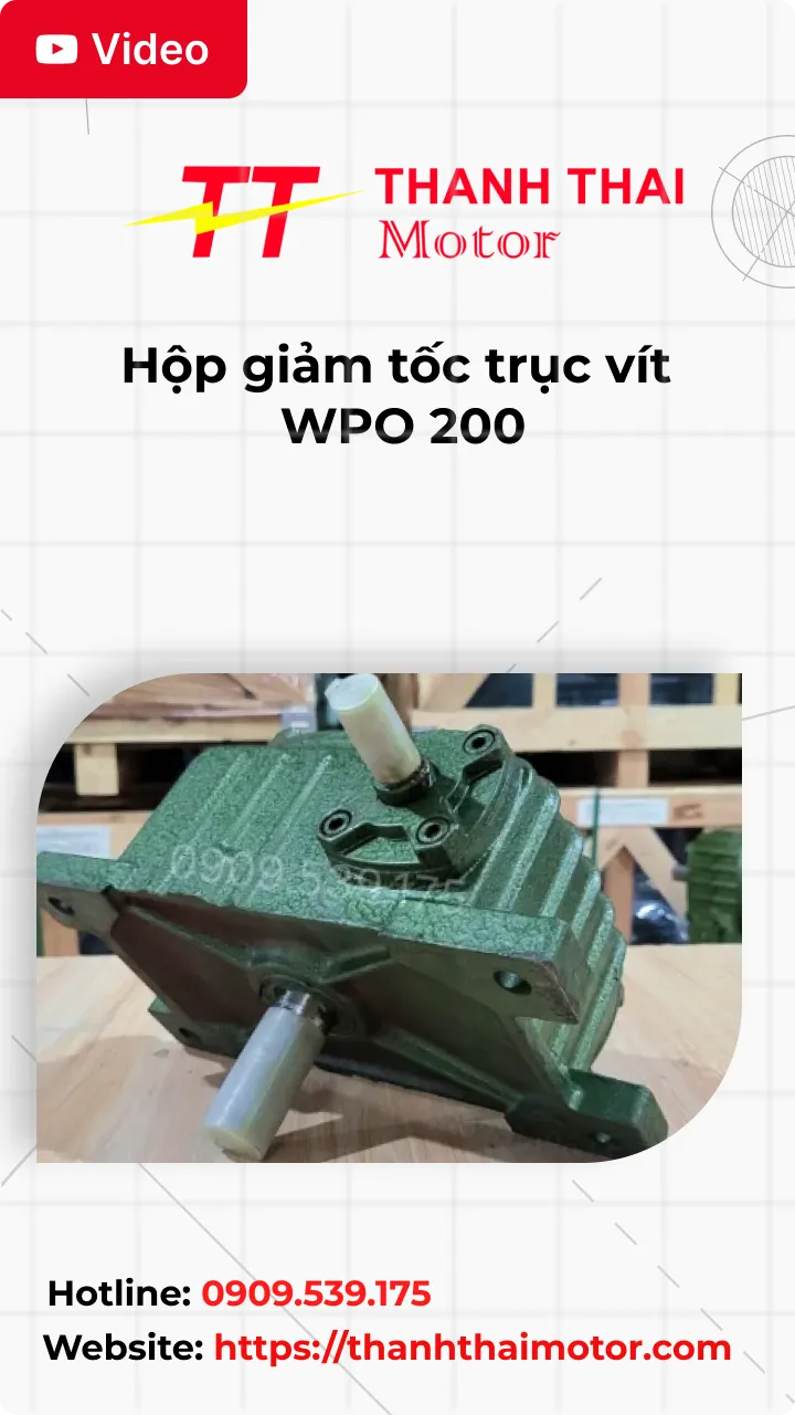 Thumb Video review hộp giảm tốc trục vít WPO 200