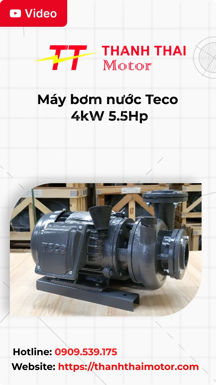 Thumb Video review máy bơm nước Teco 4kW 5.5Hp