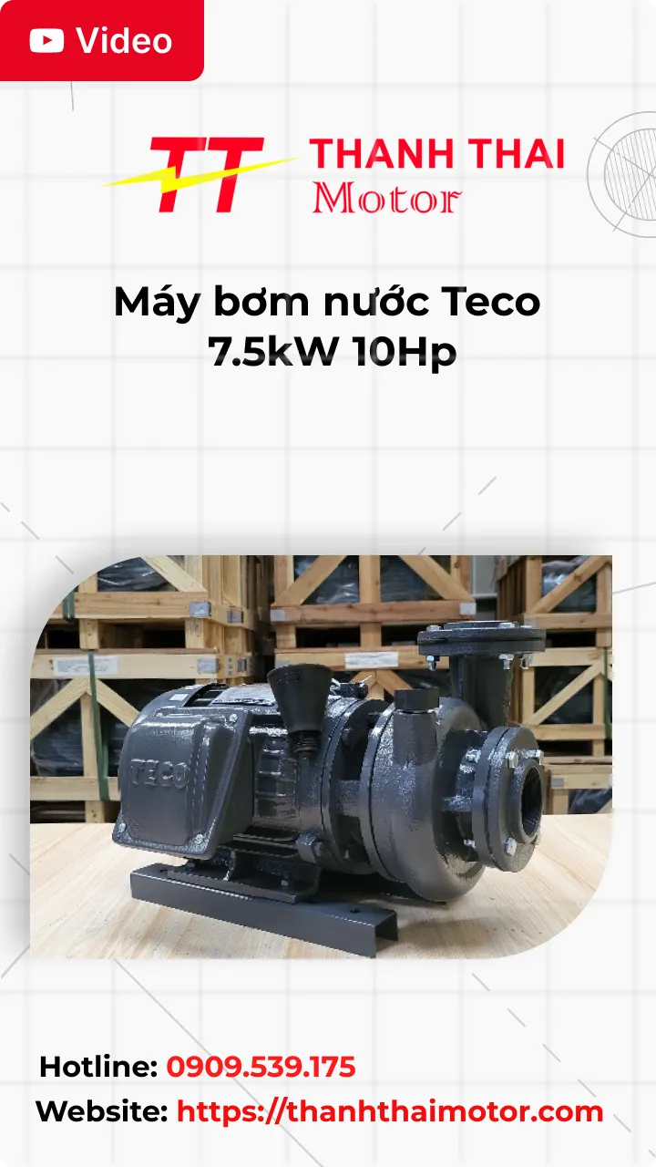 Thumb Video review máy bơm nước Teco 7.5kW 10Hp