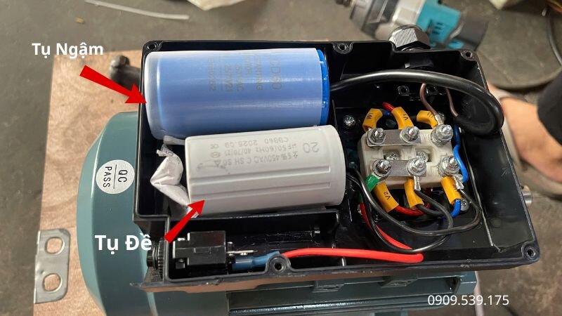 Chọn đúng tụ điện theo điện dung và điện áp định mức của motor