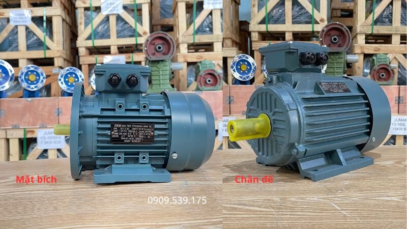 Kiểm tra kiểu lắp đặt trên tem motor B3 hoặc B35