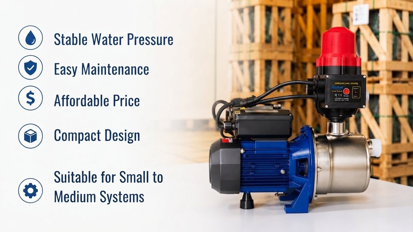Advantages of the booster pump under 50m3/h
