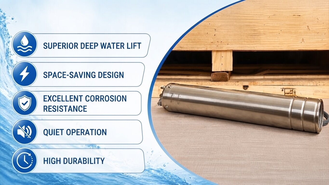 Advantages of the borehole pump under 50m3/h