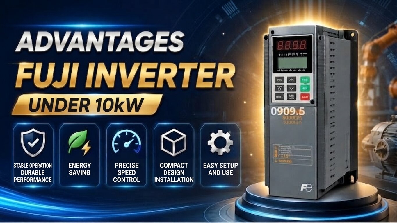 Advantages of Fuji Variable Frequency Drive under 10kW.