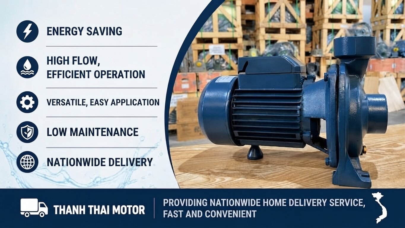 Advantages of water pumps under 3.7kW over 50m³/h