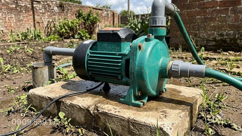 Ảnh hưởng của nắng mưa đến tuổi thọ máy bơm
