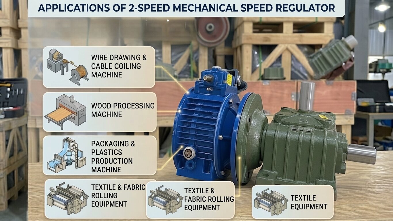Applications of 2-Stage Mechanical Speed Variator.