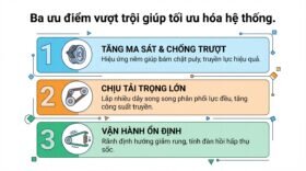 Ba ưu điểm vượt trội giúp tối ưu hóa hệ thống.