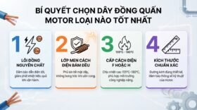 Bí quyết chọn dây đồng quấn motor loại nào tốt nhất.
