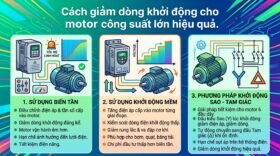 Cách giảm dòng khởi động cho motor công suất lớn hiệu quả.