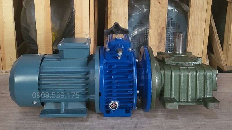 Cách lắp motor điện với điều tốc cơ và hộp số WPDO để tạo thành động cơ giảm tốc 2 cấp