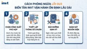 Cách phòng ngừa lỗi ou3 biến tần invt vận hành ổn định lâu dài.