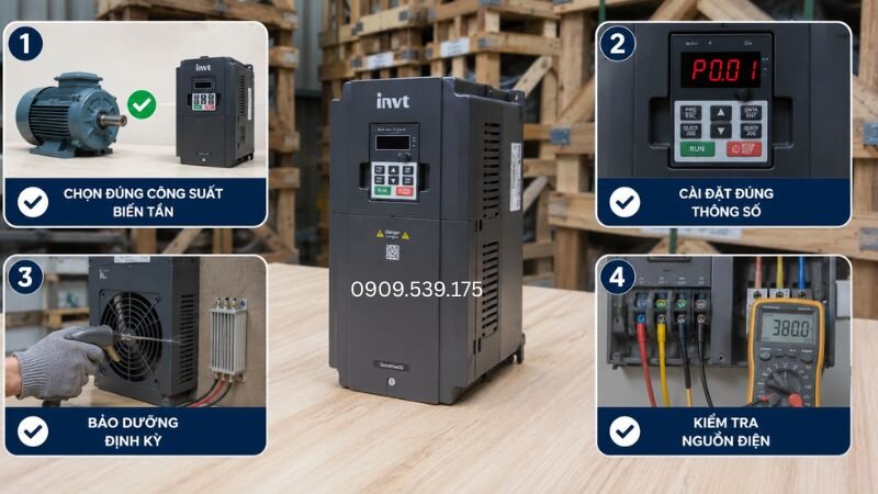 Các biện pháp phòng tránh lỗi OU3 giúp biến tần INVT vận hành ổn định và kéo dài tuổi thọ thiết bị