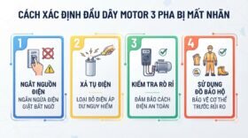 cách xác định đầu dây motor 3 pha bị mất nhãn
