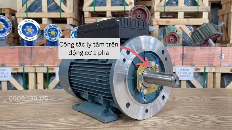 Cấu tạo tổng thể công tắc ly tâm motor điện 1 pha