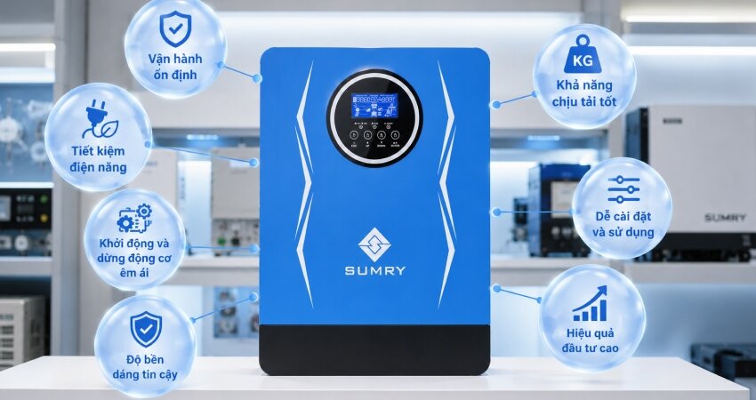 Các đánh giá thực tế về biến tần Sumry giúp người dùng có cách nhìn khách quan hơn khi chọn mua sản phẩm