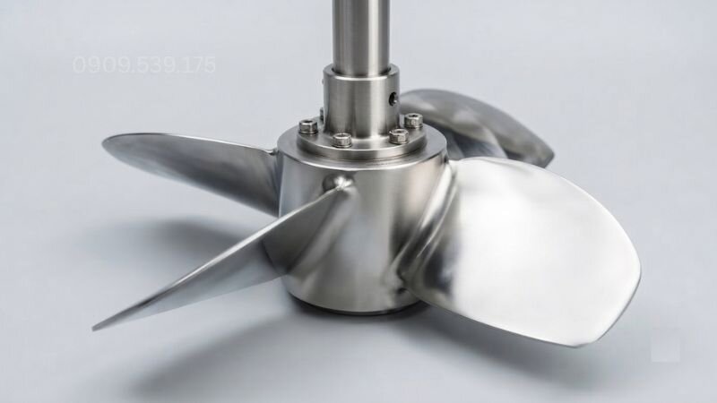 Chọn cánh khuấy inox phù hợp với tốc độ khuấy