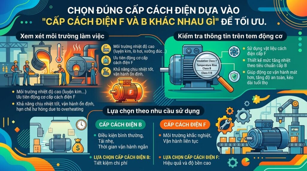 Chọn đúng cấp cách điện dựa vào