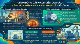 Chọn đúng cấp cách điện dựa vào