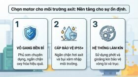 Chọn motor cho môi trường axit: Nền tảng cho sự ổn định.