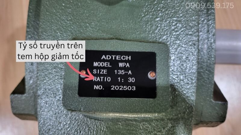 Chọn tỷ số truyền hộp giảm tốc phù hợp cho tời nâng hạ