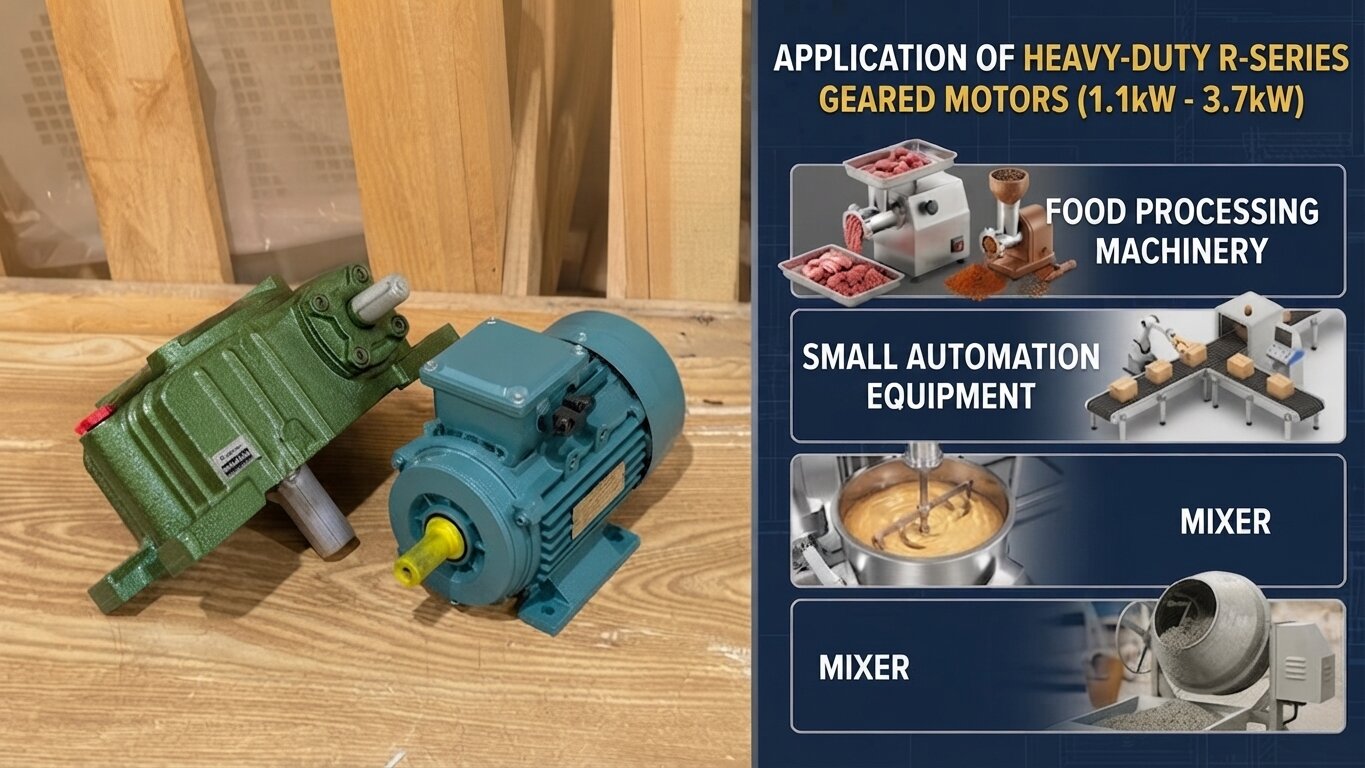 Popular applications of the 1-phase gear motor under 1.1kW