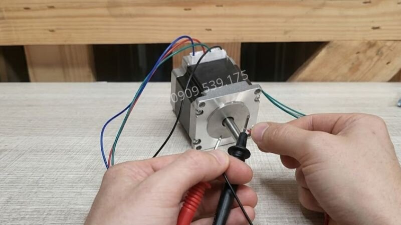 Đấu nối lại dây động cơ bước