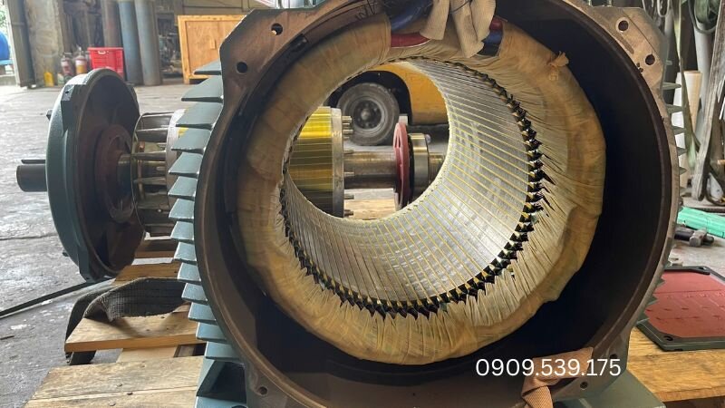 Dây quấn stator phủ vecni cách điện chuyên dụng
