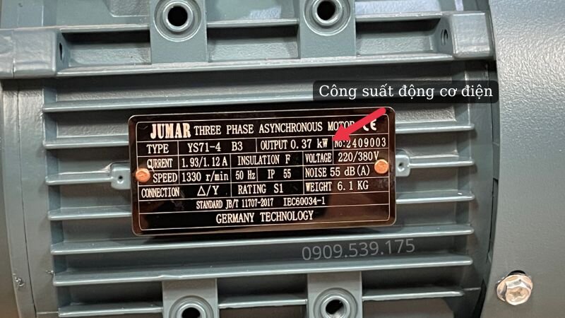 Đo mức tiêu thụ điện năng kWh qua công suất động cơ