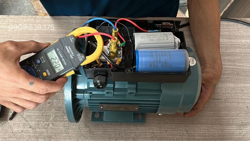 Đo trở kháng cuộn dây động cơ trước khi vận hành