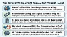 Giải đáp chuyên gia về hộp số giảm tốc tời nâng hạ cáp.