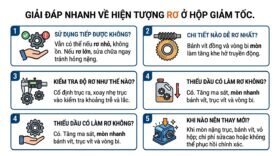 Giải đáp nhanh về hiện tượng rơ ở hộp giảm tốc.