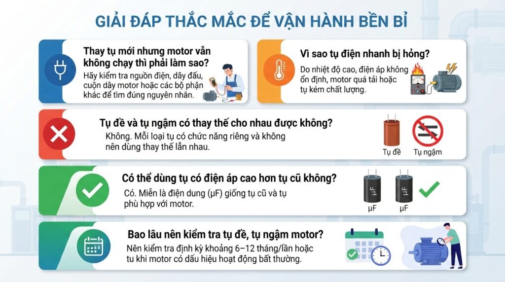 Giải đáp thắc mắc để vận hành bền bỉ.